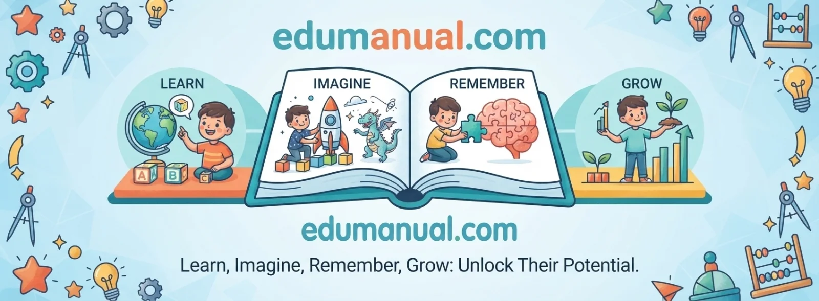 Educational for age 3-12 years old